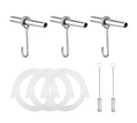 Maple Syrup Tapping Kit | Stainless Steel Tree Sap Extractor Set Reusable Durable Spile Tap System 8.1cm Tip 91.4cm Tube Multi-Set Family Farm Garden Syrup Collection Tool | Tree Drilling Sap Harvesti
