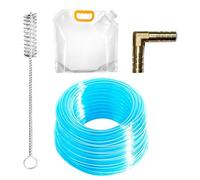 Maple Tree Tapping Kit, Maple Syrup Tapping Supplies, L-Shaped Tip Design with Reusable Collection Bags, Frost-Resistant Tubing for Birch Water Harvesting, Complete Tapping Set