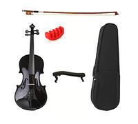 Maple Wood Student Fiddle Principiante 4/4 3/4 1/2 1/4 1/8 W/Bow Shoulder Rest Violino Violín (Color : 1-2)