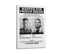 Maplecaroov Prison Break TV Series 12 pósteres artísticos para pared, lienzo vintage de música y películas, póster estético, pintura decorativa para sala de estar, dormitorio, decoración de 30 x 45 cm