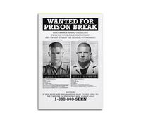 Maplecaroov Prison Break TV Series 12 pósteres artísticos para pared, lienzo vintage de música y películas, póster estético, pintura decorativa para sala de estar, dormitorio, decoración de 40 x 60 cm