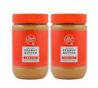MapleFarm - 100% Mantequilla de Cacahuetes Cremosa 2 x 500g (1KG) - Crema proteica y natural - Creamy peanut butter