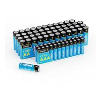 Maplin 48 Pilas alcalinas AA LR6 / 24 Pilas AAA LR03 de 1,5 V (Triple A) 7 años de Vida útil de Alto Rendimiento