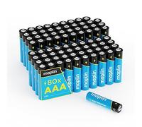 Maplin 80 Pilas alcalinas AAA LR03 de 1,5 V (Triple A) 10 años de Vida útil de Alto Rendimiento