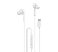 Maplin Auriculares con Cable USB-C de Ajuste Suave, micrófono y Controles Integrados, Cable TPE, 1,2 m, Compatible con iPhone, iPad, tabletas, teléfonos Inteligentes y portátiles