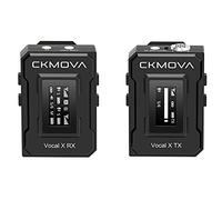 Maplin CKMOVA VOCAL X V1 Sistema de micrófono inalámbrico ultra compacto de 2,4 GHz de doble canal, 1 transmisor, 1 kit de receptor