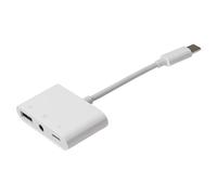 Maplin Hub multipuerto, USB-C a USB-A 3.0, Conector de Audio de 3.5 mm y Puerto de Carga USB-C para MacBook, DELL XPS, Lenovo ThinkPad, Surface y más