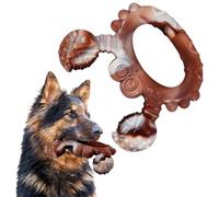 Mapneng Juguetes masticables indestructibles para perros para masticadores agresivos, juguetes masticables de nailon con sabor a carne de res de larga duración, juguetes resistentes para perros