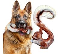 Mapneng Juguetes masticables indestructibles para perros para masticadores agresivos, juguetes masticables de nailon con sabor a carne de res de larga duración, juguetes resistentes para perros