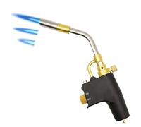 MAPP - Antorcha de gas portátil de gas de alta intensidad, arranque de fontanería, soldadura, soplete de soplado para soldadura, filetes, barbacoa