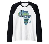 Mappa DELL’Africa Tribale Camiseta Manga Raglan