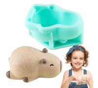 MAPPUE FORMAS DE SILICONA, moldes de silicona 3D | Moldes de silicona de chocolate Capybara,Release sin estilo Easy Herramienta de cocción para decoraciones de tartas, velas, mousse, manualidades en