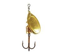 MAPSO - 5 Cucharillas de Pesca REDER-2 Oro 4,50 GMS.