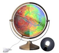 Mapsoft RTFI-30 - Globo de topografía iluminada con mosca, 30 cm / 12in