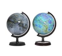 Mapsoft Twins - Juego de globos de 24 cm, 2GT-24, globo lunar, globo lunar, mapa lunar, mapa lunar, Atlas lunar