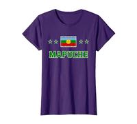mapuche Camiseta, Mujer, Morado, XS