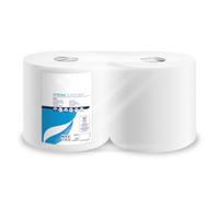 MAQA 2 uds Rollos de papel de cocina industrial 304 m, bobina de papel 800 lágrimas, rollo de papel de cocina en pura celulosa