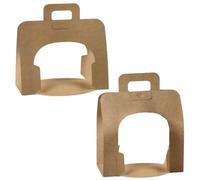 MAQA 5 cajas para panettone y paloma abierto habana, panettone navideño alto y bajo, caja porta panettone y tartas con asa