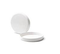 MAQA 50 pzs Tapas para tazas de café de papel 60 ml / 75 ml, tapones para tazas de café biodegradables D 50 mm, tapa de cartón compostable 5