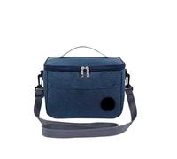 MAQDDO 1PCS Capacity Hand-held With Shoulder Strap Insulated Bag, Lunch Box, Thickened Waterproof Para Trabajo(Blue)