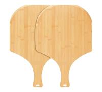 MAQDDO 2pcs Pizza Peel Wooden Paddle Spatula Para Pizza