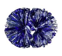 MAQDDO 4 Pompones de Animadora Grandes, Baile Mano, Accesorios for Mujeres y niñas para Bailes(Blue)