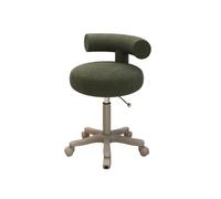 MAQDDO Lumbar Support Beauty Stool Heavy Duty Adjustable Chair with 5 Silent Wheels For Commercial SPA Massage Hair Salon Chairs para Doméstico(Color1)