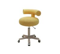 MAQDDO Lumbar Support Beauty Stool Heavy Duty Adjustable Chair with 5 Silent Wheels For Commercial SPA Massage Hair Salon Chairs para Doméstico(Color6)