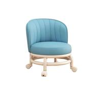 MAQDDO Pulley Stool with Wheels, Low Door, Shoe Changing, Small, Movable Backrest, Comfortable para Doméstico(Color2)