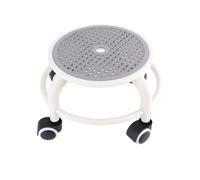 MAQDDO Round Rolling Low Stool Comfortable Universal Wheel Movable Mini High Weight Capacity For Home para Doméstico(Color3)