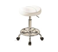 MAQDDO Saddle Bar Stool with Swivel Seat Backrest and Roller Casters Adjustable Height For Home Kitchen Island Counte para Doméstico(Color3)