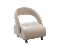 MAQDDO Silent Rolling Small Stool Sofa with Backrest Home Use Chair with Universal Wheels For Living Room para Doméstico(Color4)