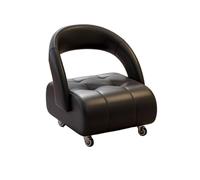 MAQDDO Silent Rolling Small Stool Sofa with Backrest Home Use Chair with Universal Wheels For Living Room para Doméstico(Color1)