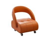 MAQDDO Silent Rolling Small Stool Sofa with Backrest Home Use Chair with Universal Wheels For Living Room para Doméstico(Color3)