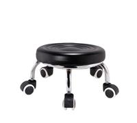 MAQDDO Small Rolling Salon Stool Movable Lazy Housework Stools Furniture Gift Beauty Low For Barber Shop Fitness Sport para Doméstico(Color1)