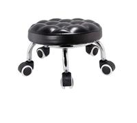 MAQDDO Small Rolling Salon Stool Movable Lazy Housework Stools Furniture Gift Beauty Low For Barber Shop Fitness Sport para Doméstico(Color2)