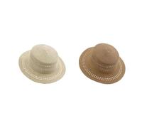 MAQDDO Sombrero De Paja for Mujer, 2 Uds., con Diseño Transpirable Y ala Ancha, for Playa Actividades Al Aire Libre para Viajes