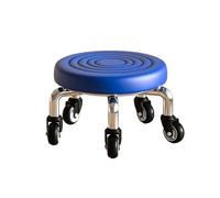 MAQDDO Swivel Stool Art Bench Home Use Rolling Low Chair para Doméstico(Color 3)