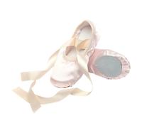 MAQDDO Zapatillas de Ballet for niñas, cómodas, con Suela Suave y Cinta de satén para NiñA Y Mujer(Pink A,23)