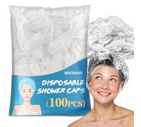 MAQIHAN 100 Gorro De Ducha Desechable - Gorros Desechables Mujer NiñA Hombres Shower Cap Gorro Termico Para Mascarilla Gorro Termico Peluqueria Mascarilla Pelo Head Spa Imprescindibles Para Viajar