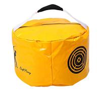 Maquer Bolsa de Arena de Golf portátil para Interiores, Bolsa de Impacto de Golf, Bolsa de Entrenamiento de Golf, para Entrenamiento de Swing para Practicar Golf(Yellow)