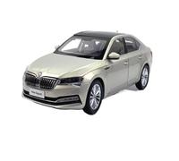 Maqueta A Escala 1:18 del Škoda 2020 De Aleación Dorada Y Morada Pieza De Colección Retro Recuerdo Nostálgico