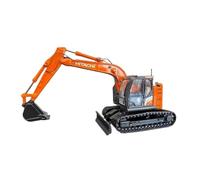 Maqueta A Escala 1:50 De La Excavadora ZAXIS ZX135US-7 De Aleación Color Naranja para Coleccionistas