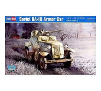 Maqueta Ba-10 HOBBY BOSS 1/35. Coche Tanque Pesado Soviético WWII, 260 + Pastel