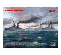 Maqueta Barco Kaiser's Steel Fist |ICM|S.021| 1:700 Maqueta Tanque Promo