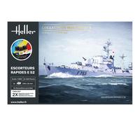 Maqueta Barco Starter Kit Escorteurs Rápidos E 52 HELLER 57094 1:400 Maquett