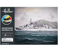 Maqueta Barco Starter Kit Escorteurs Rápidos E 5o HELLER 57093 1:400 Maquett