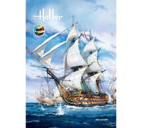 Maqueta Barco Starter Kit Hms Victory 1803 |HELLER|58897| 1:100 Maqueta Carro