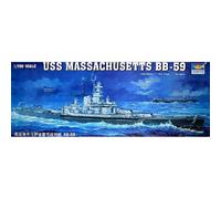 Maqueta Barco Uss Massachusetts Bb-59 TRUMPETER 05306 1/350ème Maqueta Tanque P
