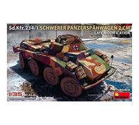Maqueta Blindada Sd.Kfz.234/1 Schwerer Panzerspähwagen 2 Cm Modificación Tardía